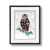 Owl & House Screen - Limited Edition Formline Art Print