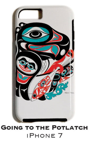 Going To The Potlatch Apple iPhone Case 7/8 - The Shotridge Collection