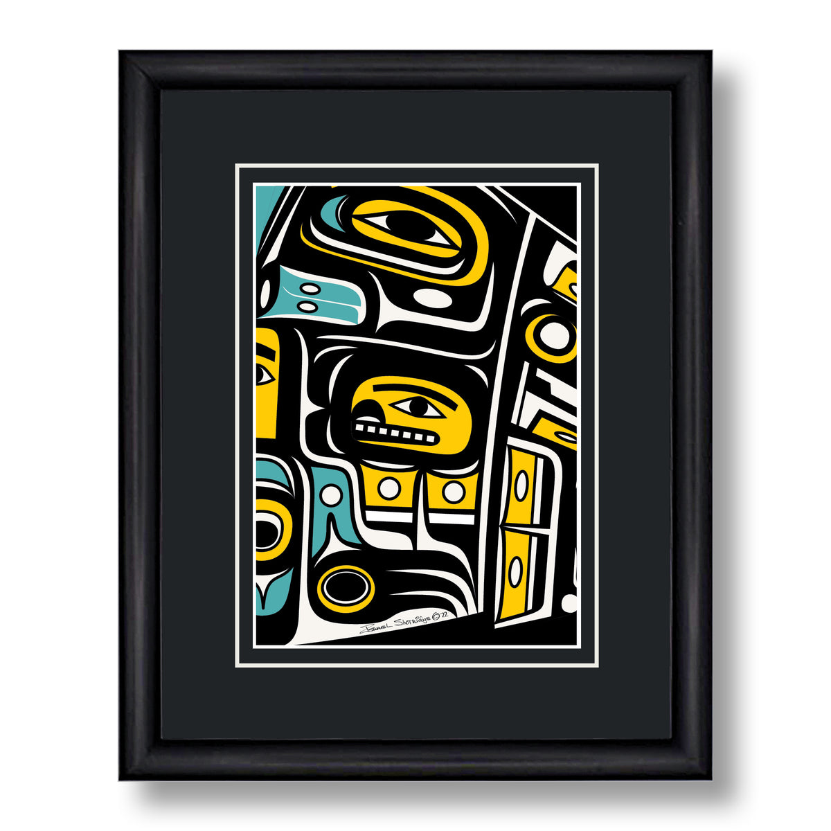 Abstract Chilkat Formline Art Cards | Tlingit Native Art