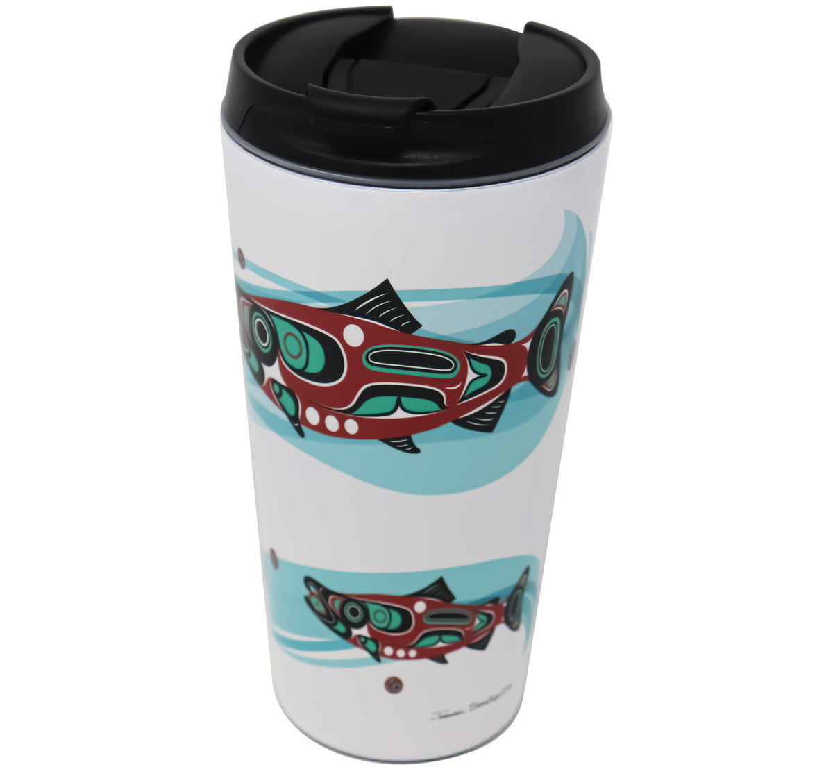 Native American Insulated Water Bottle - Raven (16 oz) - Pacific