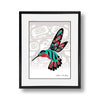 Hummingbird & House Screen - Limited Edition Formline Art Print
