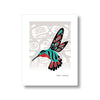Hummingbird & House Screen - Limited Edition Formline Art Print