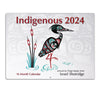 Shotridge Indigenous 2024 16 month calendar featuring original Northwest Coast formline art designs by Israel Shotridge