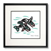 Orcas - Limited Edition Formline Art Print