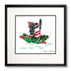 Raven & Frog Canoe - Limited Edition Formline Art Print