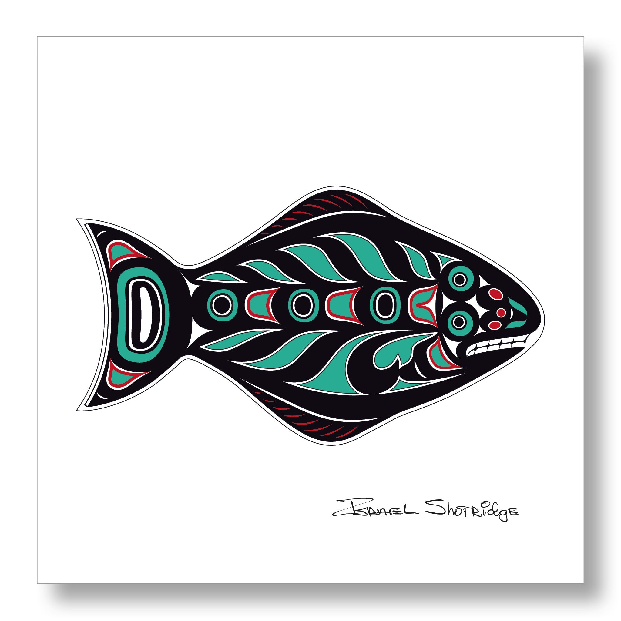 Native American Salmon Art