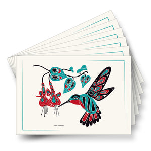 "Hummingbird & Fuchsia" Art Cards - The Shotridge Collection