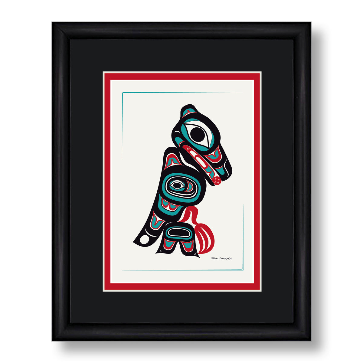 The Raven Formline Art Cards | Native American Raven Greeting Cards ...
