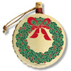 Frog Wreath Holiday Drum Ornament | Frog Christmas Tree Ornament | Shotridge Native Holiday Ornament