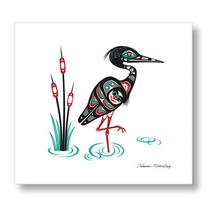 "Heron" XL Limited Edition Art Print - The Shotridge Collection