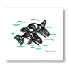 "Orcas" XL Limited Edition Art Print - The Shotridge Collection