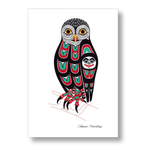 "Owl" XL Limited Edition Art Print - The Shotridge Collection