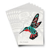 Hummingbird & House Screen - Formline Art Cards