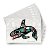 Killer Whale & House Screen - Formline Art Cards