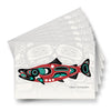 Northwest Salmon & House Screen - Formline Art Cards