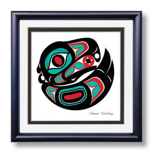 Eagle Formline Design, Hand Signed Art Print by Israel Shotridge | Framed Giclée Native Art Print