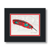 Red Feather & House Screen - Formline Art Cards