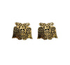 Lovebirds Alchemia Gold Post Earrings - 1 inch - The Shotridge Collection