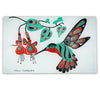 "Hummingbird & Fuchsia" Glass Cutting Board - The Shotridge Collection