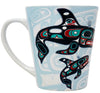 Killer Whales Formline Latte Mug