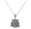 Lovebirds Sterling Silver Necklace - 1 inch - The Shotridge Collection