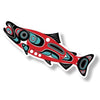 "Northwest Salmon" Acrylic Magnet - The Shotridge Collection