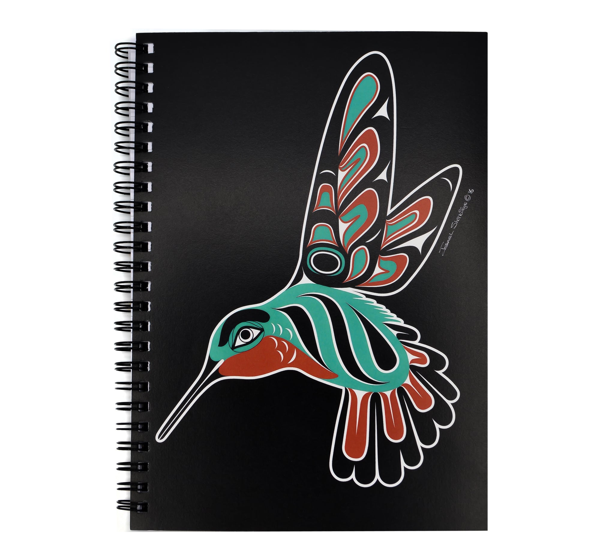 Hummingbird Formline Spiral Notebook | Shotridge Spiral Notebooks – The ...