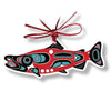 "Northwest Salmon" Acrylic Holiday Ornament - The Shotridge Collection