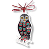 "Owl" Acrylic Holiday Ornament - The Shotridge Collection