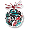 "Going to the Potlatch" Acrylic Holiday Ornament - The Shotridge Collection