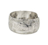 "Salmon" Hand Engraved Sterling Silver Bracelet - The Shotridge Collection